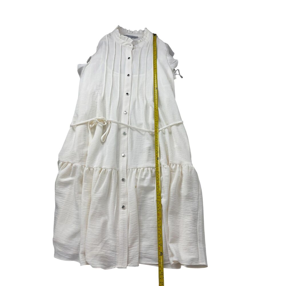 Julia Jordan Ivory White Midi Dress - Size M - New With Tags - Picture 4 of 10